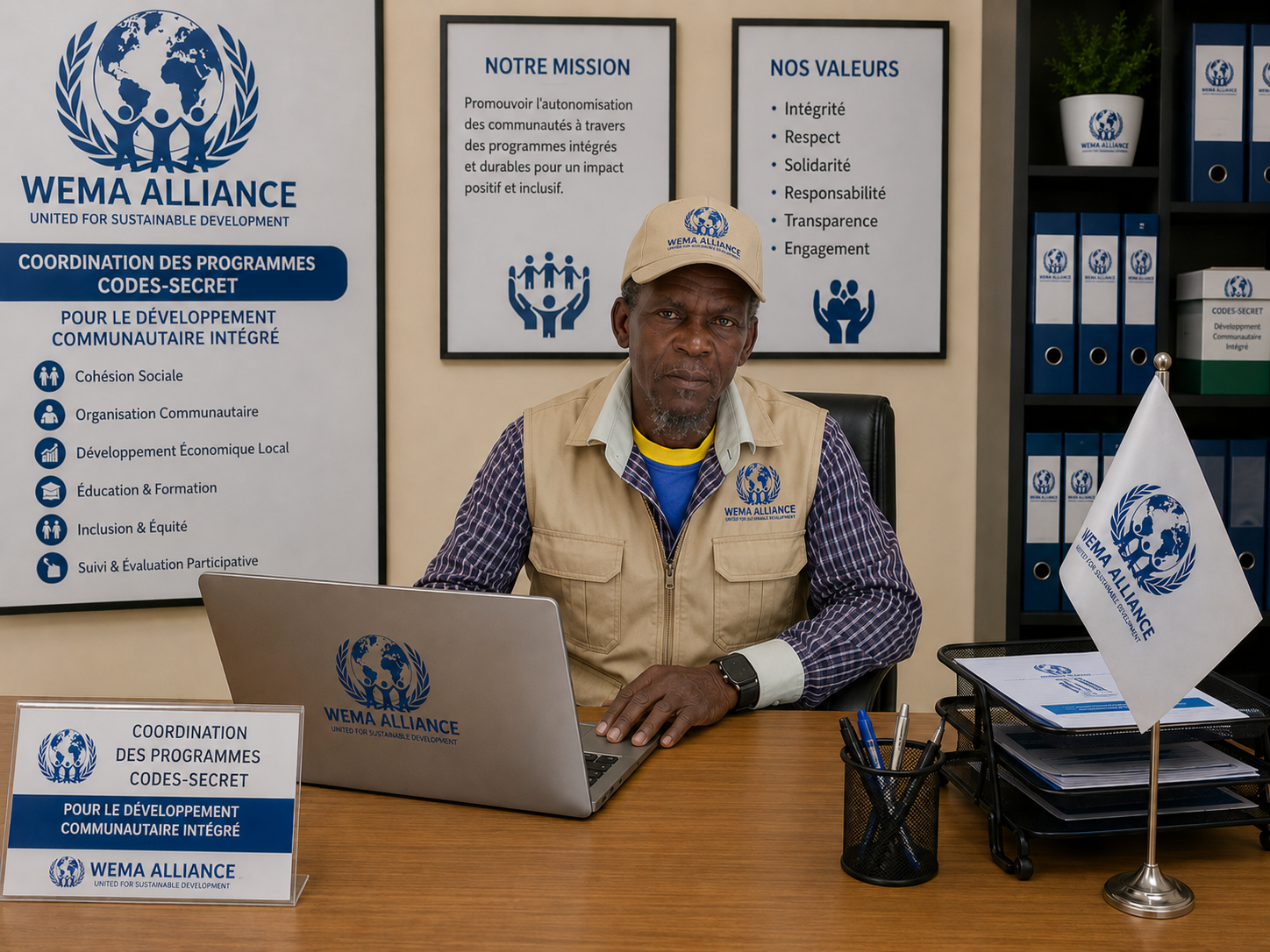 La Coordination de programmes de CODES-SECRET pour le Développement communautaire intégré au sein de WEMA ALLIANCE ORG